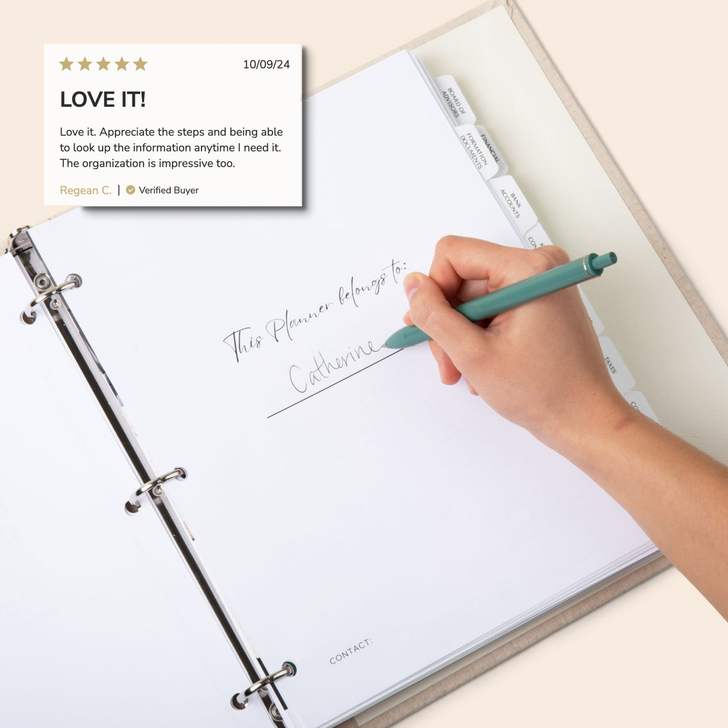 The Small Business Planner + Gift With Purchase: "How to Pay Yourself a Consistent Salary"