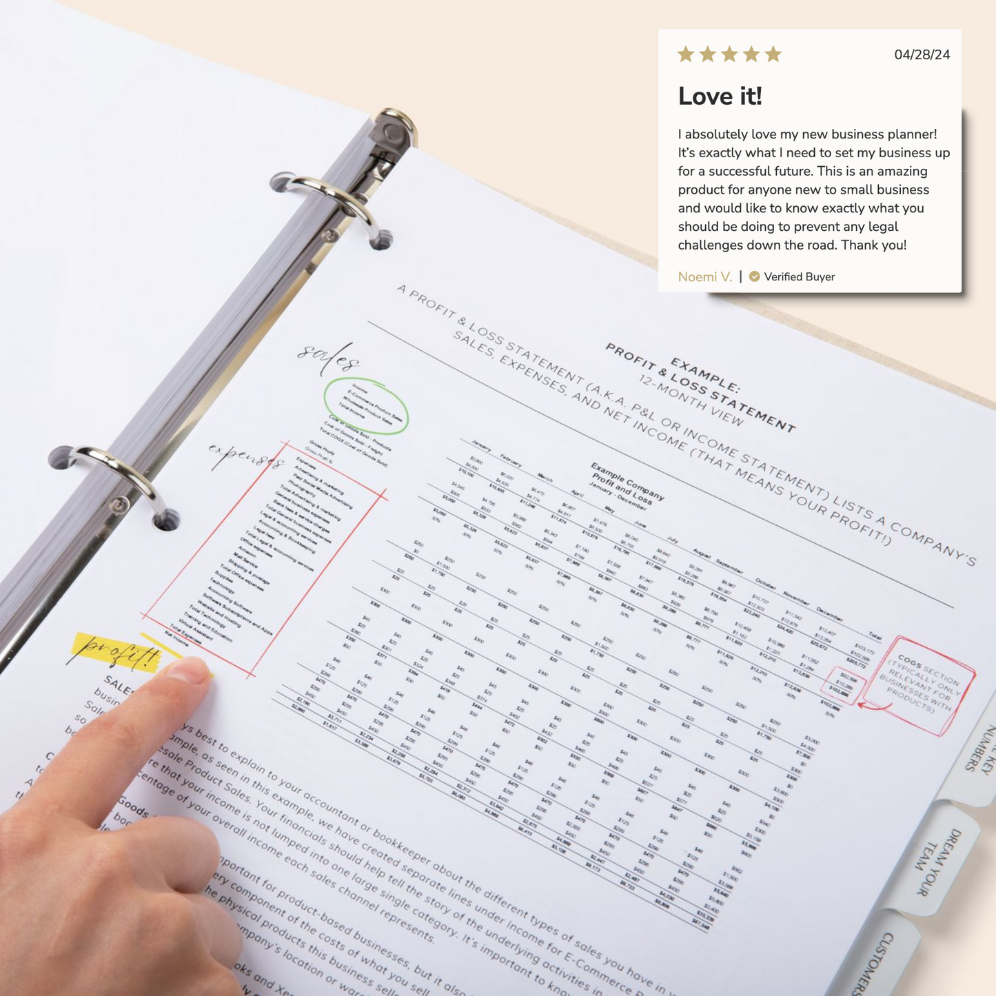 The Small Business Planner + Gift With Purchase: "How to Pay Yourself a Consistent Salary"