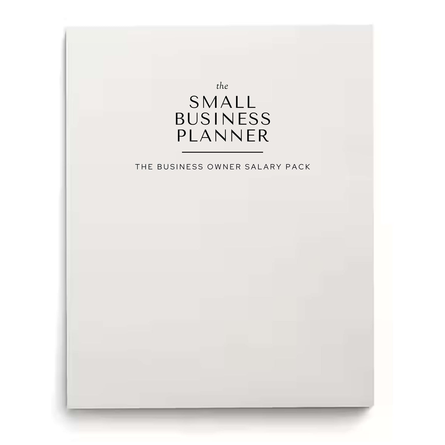 The Business Owner Salary Pack | Pre-Order for April 10th Shipping