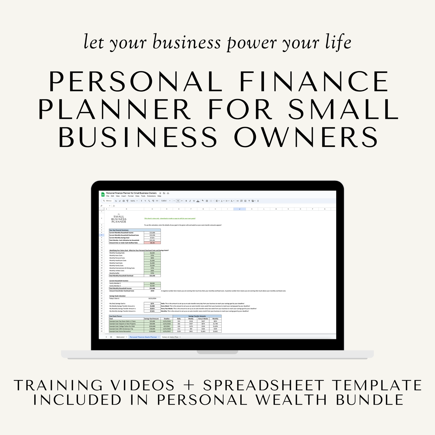 Black Friday Week: Your Personal Wealth Planner Bundle