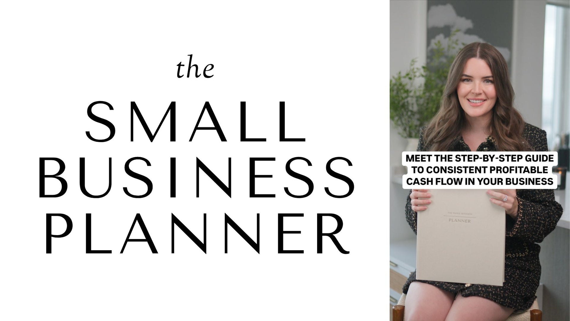 Load video: A video of Catherine, the Creator of The Small Business Planner