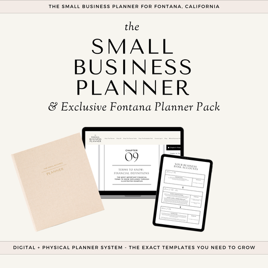 The Small Business Planner for FONTANA