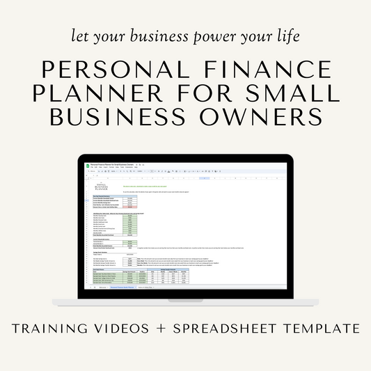 Personal Finance Planner for Small Business Owners