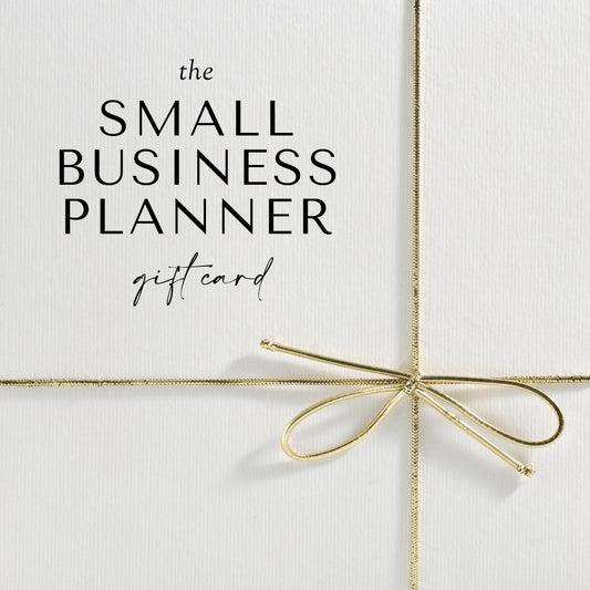 The Small Business Planner Gift Card